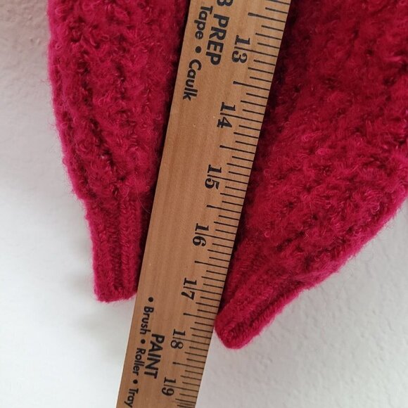 A New Day Drop Shoulder Sweater Sz XL Pink Heavyweight Thick Puff Sleeve VGC - Picture 7 of 9